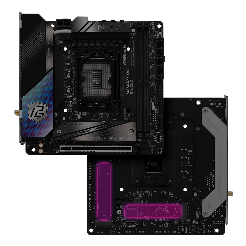 ASRock Z890I Nova WiFi LGA 1851 Mini ITX Motherboard - Newegg.com
